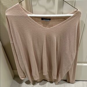 Vince Beige V-Neck Sweater